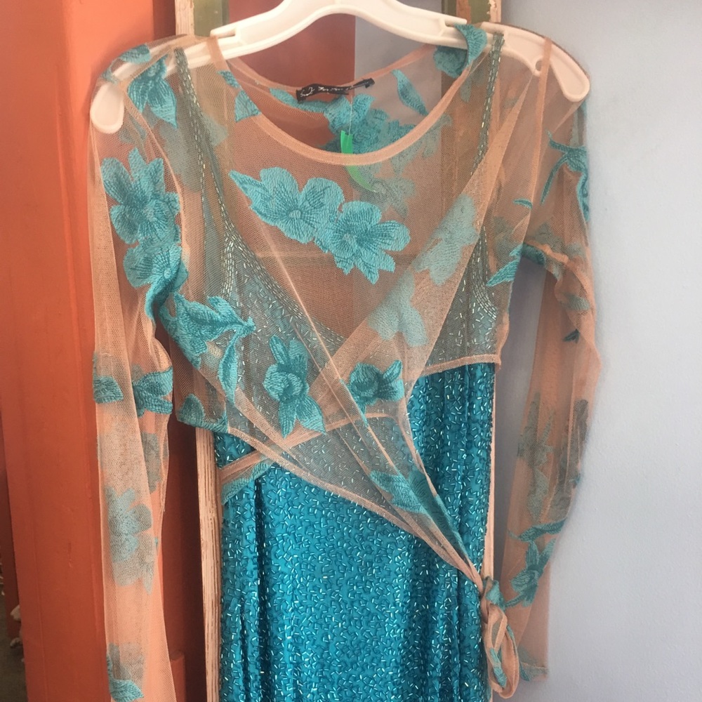 For Love and Lemons Mesh Shrug